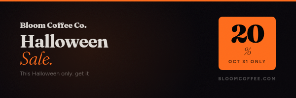 Halloween email banner
